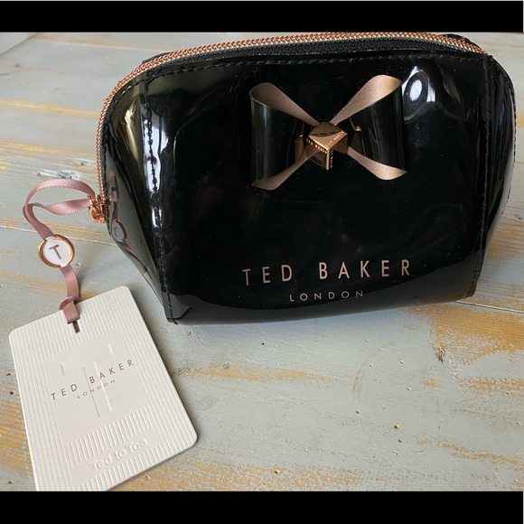 Ted Baker Handbags - Ted Baker Trapeze Bow Cosmetic Bag NWT